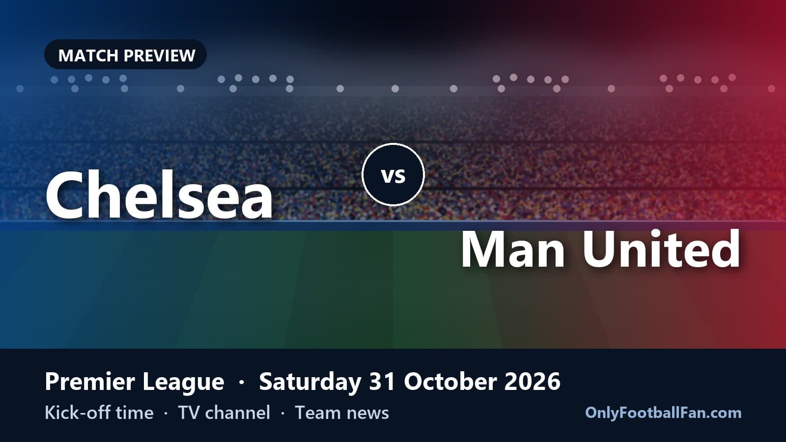 What Channel Is Chelsea vs Man United On? TV, Stream & Time