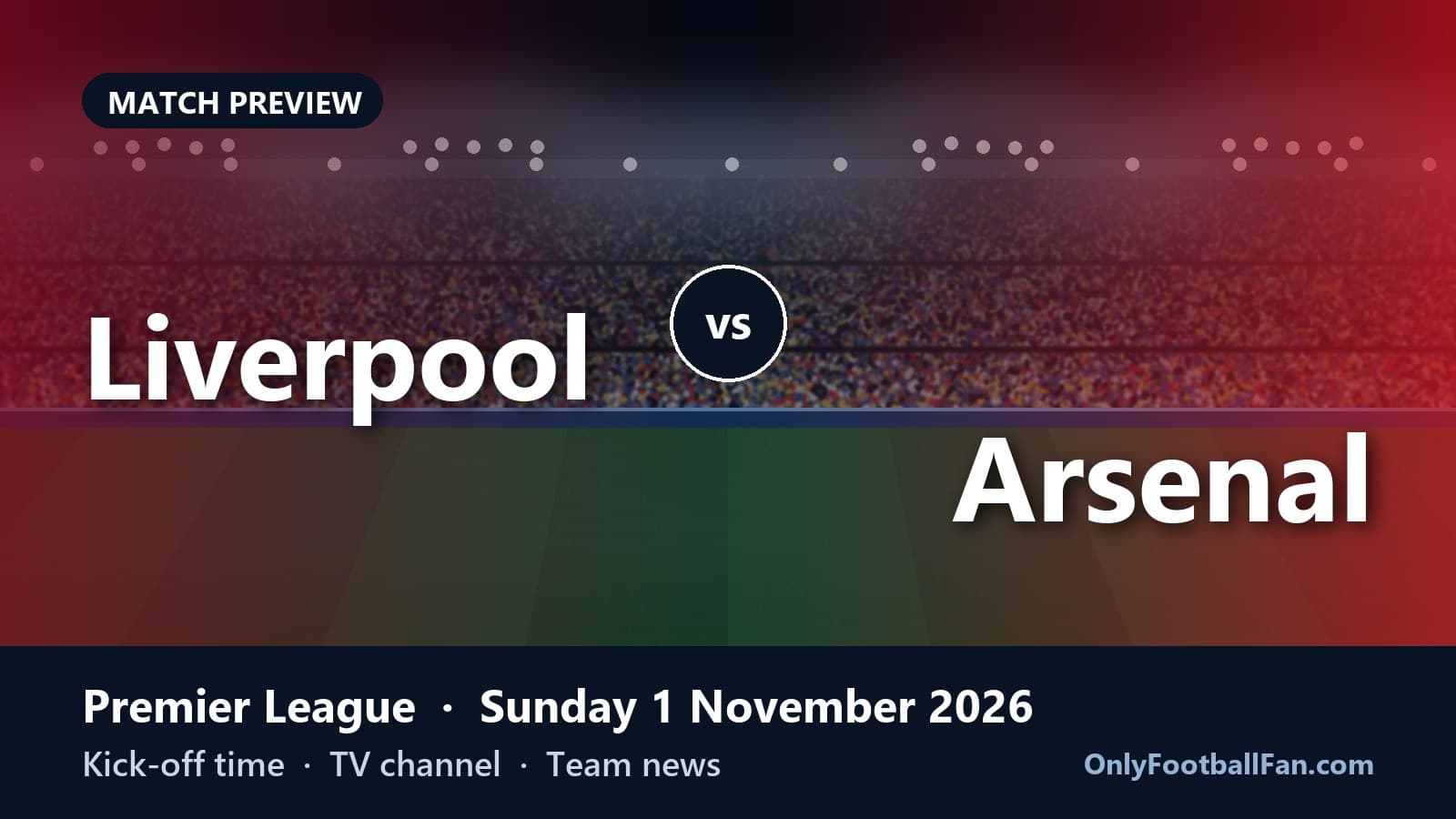 What Channel Is Liverpool vs Arsenal On? TV, Stream & Time