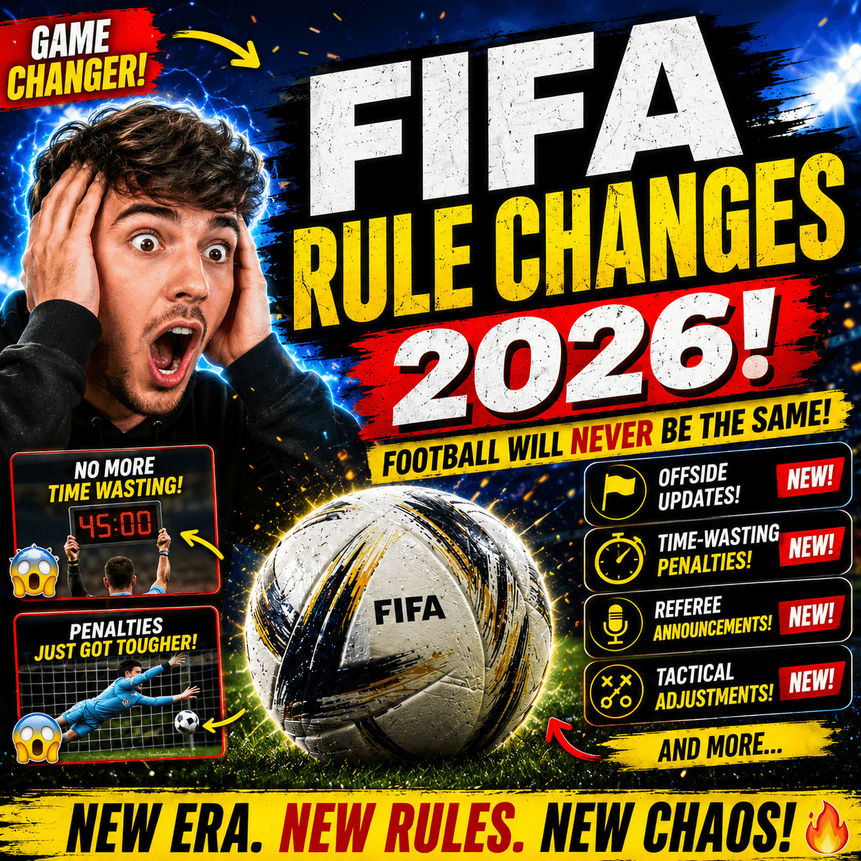 New FIFA Rule Changes for the 2026 World Cup
