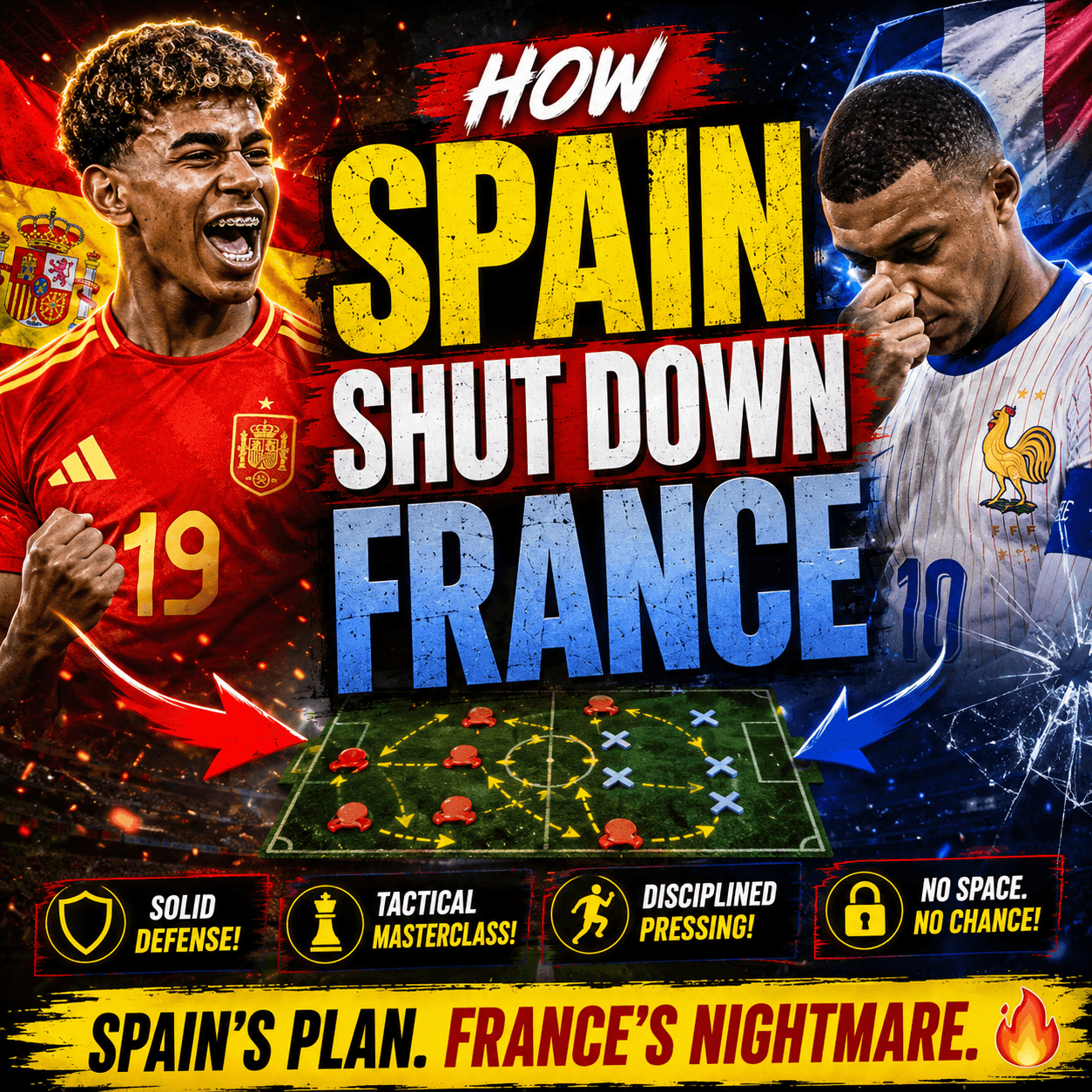 Spain Shut Down France